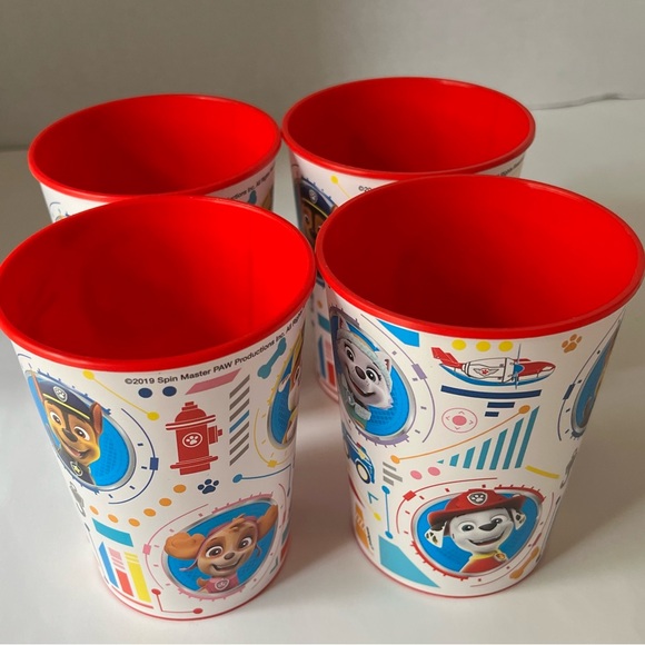 NWOT 2019 Spin Master PAW Patrol Lot Of 4 BPA Free 12oz Party Favor Tumblers - Picture 5 of 5